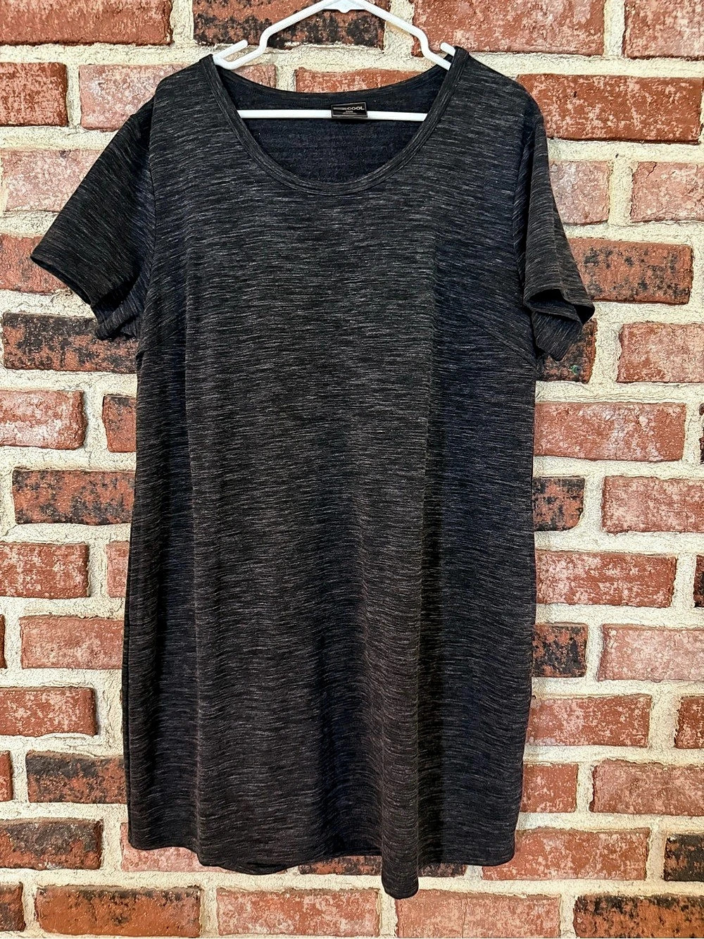 32 Degrees COOL Mini T-Shirt Dress in Black Size XXL Like New